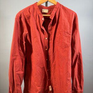 Frank & Oak Band Collar Overshirt